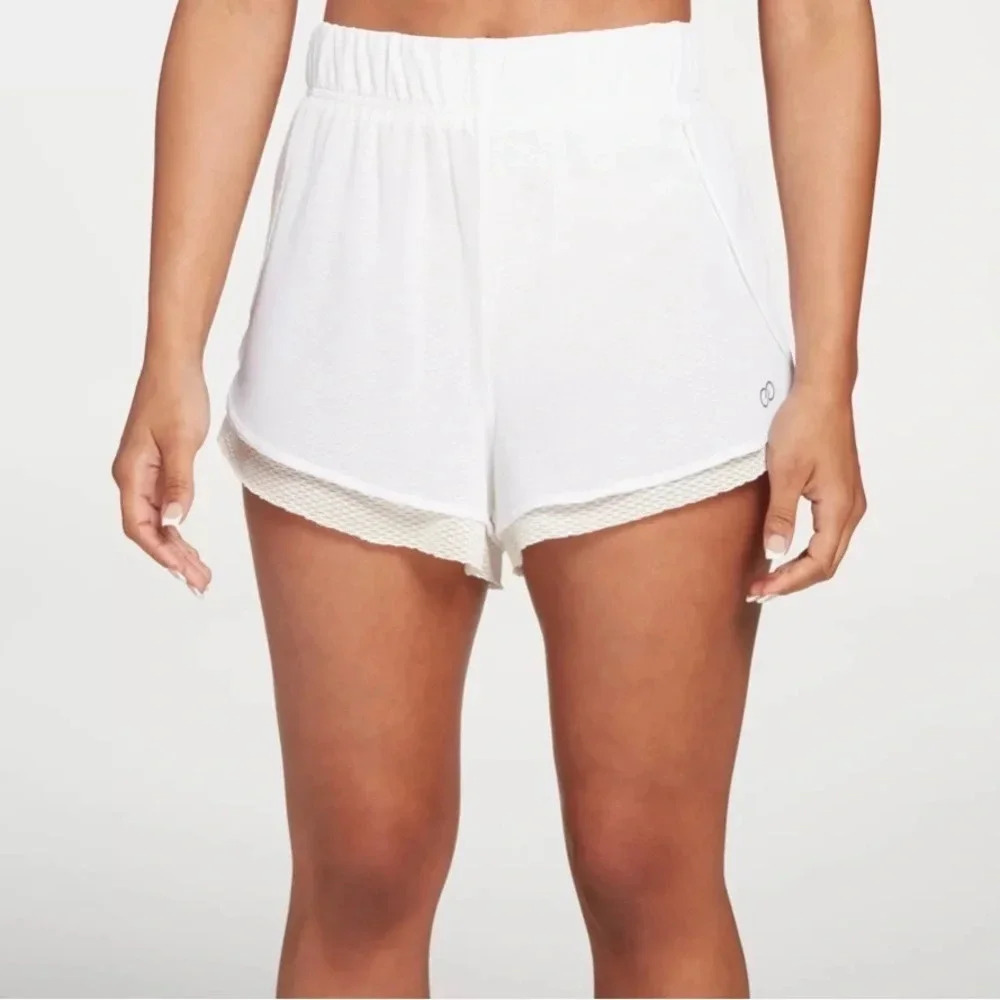 Calia by Carrie Underwood mixed mesh short white